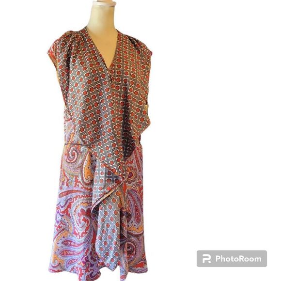 New York & Company Five Way Paisley Dress - Picture 1 of 6